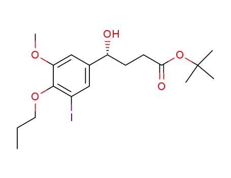 (S)-4-Hydroxy-4-(3-iodo-5-methoxy-4-propoxy-phenyl)-butyric acid tert-butyl ester