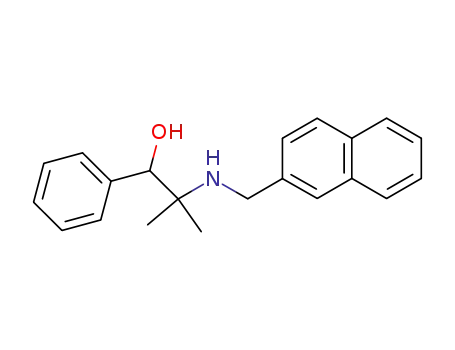 Molecular Structure of 77740-76-2 (Benzenemethanol, a-[1-methyl-1-[(2-naphthalenylmethyl)amino]ethyl]-)