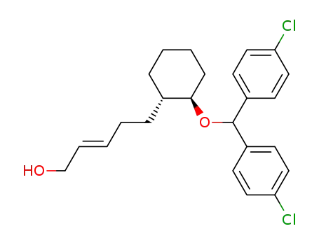 2-Penten-1-ol, 5-(2-(bis(4-chlorophenyl)methoxy)cyclohexyl)-, (1alpha(E),2beta)-