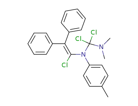 N-(2,2-diphenyl-1-chlorovinyl)-N-(dimethylaminodichloromethyl)-p-toluidine