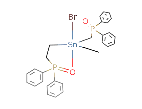 Molecular Structure of 88721-36-2 (Phosphine oxide,
[(bromoethylstannylene)di-2,1-ethanediyl]bis[diphenyl-)