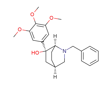 2-benzyl-6-exo-hydroxy-6-endo-3',4',5'-trimethoxyphenyl-2-azabicyclo<2.2.2>octane