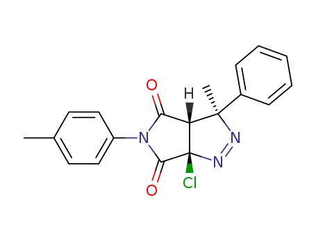 3a,4,6,6a-tetrahydro-6a-chloro-4,6-dioxo-endo-3-methyl-exo-3-phenyl-5-tolyl-3H-pyrrolo<3,4-c>pyrazole