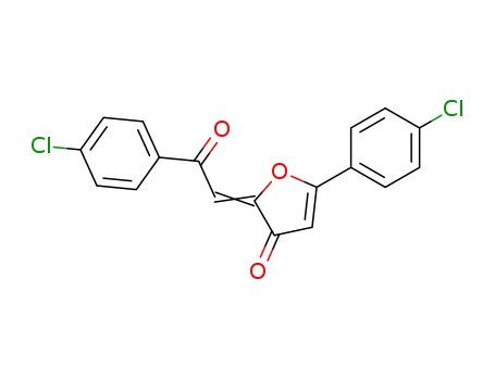 Molecular Structure of 70591-11-6 ((2E)-5-(4-chlorophenyl)-2-[2-(4-chlorophenyl)-2-oxoethylidene]furan-3(2H)-one)