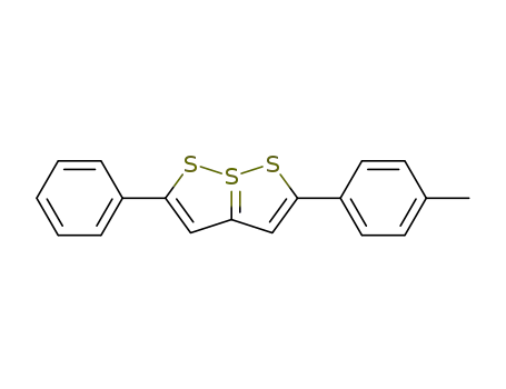 Molecular Structure of 38443-42-4 (2-(4-Methylphenyl)-5-phenyl[1,2]dithiolo[1,5-b][1,2]dithiole-7-SIV)