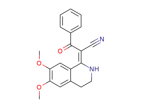 (1'-benzoyl-1'-cyano)methyleno-6,7-dimethoxy-3,4-dihydroisoquinoline