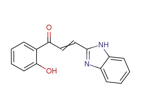 3-(1H-benzimidazol-2-yl)-1-(2-hydroxyphenyl)-2-propen-1-one