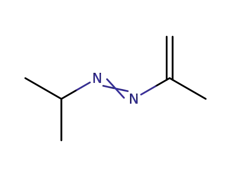 Molecular Structure of 24483-06-5 (Diazene,1-(1-methylethenyl)-2-(1-methylethyl)-)