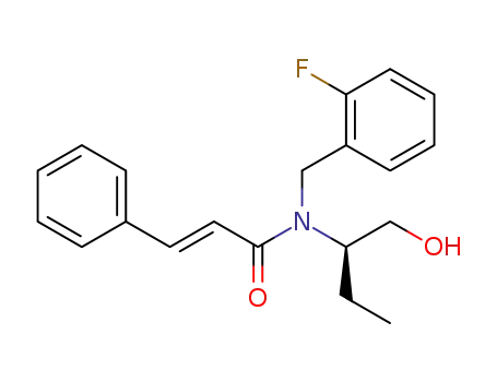 (E)-N-(2-Fluoro-benzyl)-N-((R)-1-hydroxymethyl-propyl)-3-phenyl-acrylamide