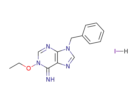9-Benzyl-1-ethoxyadenine hydroiodide
