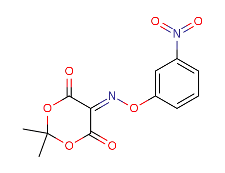 1,3-Dioxane-4,5,6-trione, 2,2-dimethyl-, 5-[O-(3-nitrophenyl)oxime]