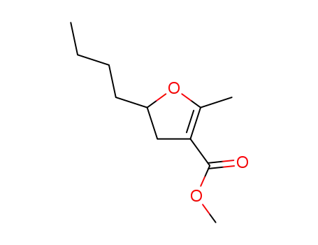 5-Butyl-2-methyl-4,5-dihydro-furan-3-carboxylic acid methyl ester
