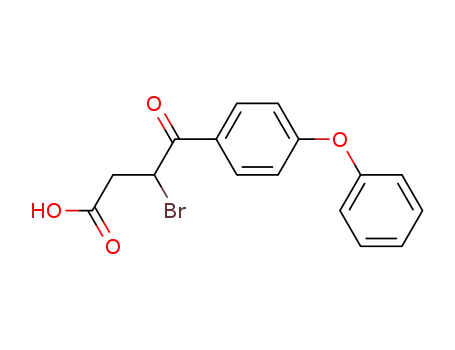 Molecular Structure of 97220-61-6 (3-bromo-3-(4-phenoxybenzoyl)propionic acid)