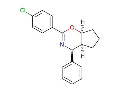 3-p-Chlorophenyl-5c-phenyl-2-oxa-4-aza-1r,6c-bicyclo<4.3.0>non-3-ene