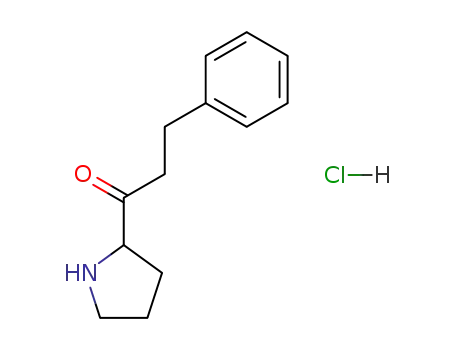 1-Propanone, 3-phenyl-1-(2-pyrrolidinyl)-, hydrochloride