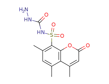 N<sup>4</sup>-(4,5,7-trimethyl-8-coumarinylsulphonyl) semicarbazide