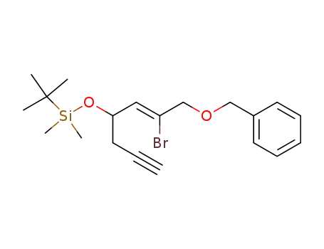 Silane,
[[3-bromo-4-(phenylmethoxy)-1-(2-propynyl)-2-butenyl]oxy](1,1-dimethyl
ethyl)dimethyl-, (Z)-