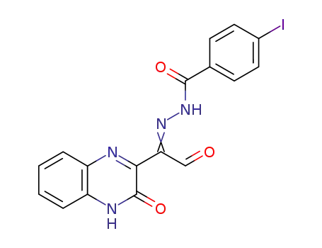4-Iodo-benzoic acid [2-oxo-1-(3-oxo-3,4-dihydro-quinoxalin-2-yl)-eth-(Z)-ylidene]-hydrazide