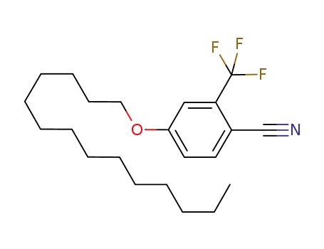 Molecular Structure of 1132110-16-7 (4-tetradecyloxy-2-trifluoromethylbenzonitrile)