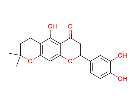 6,6-dimethyl-4,5-dihydropyrano(2,3:7,6)-5,3',4'-trihydroxyflavanone