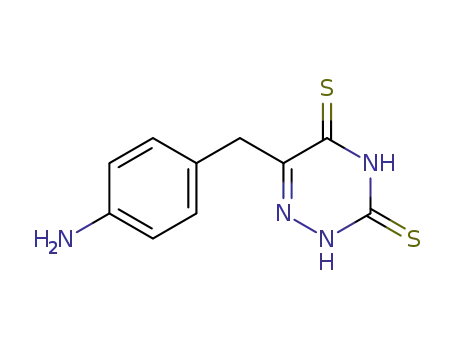 1,2,4-Triazine-3,5(2H,4H)-dithione, 6-[(4-aminophenyl)methyl]-