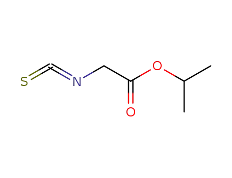 Molecular Structure of 58511-00-5 (Acetic acid, isothiocyanato-, 1-methylethyl ester)