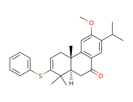 7-Keto-3-phenylthio-12-methoxyabieta-2,8,11,13-tetraene