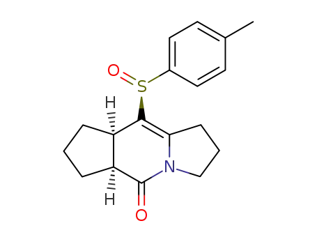 (5aS,8aR,SS)-1H-9-<(4-methylphenyl)sulfinyl>-2,3,5,5a,6,7,8,8a-octahydro-5-oxocyclopent<f>indolizine