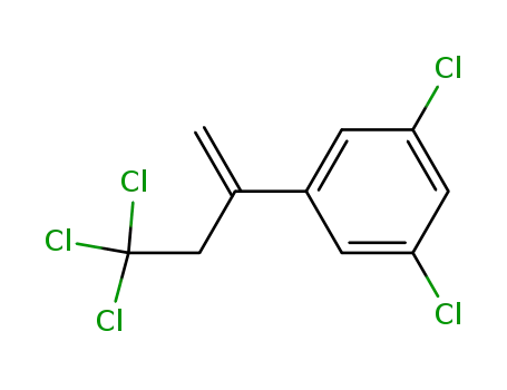 Molecular Structure of 78948-88-6 (Benzene, 1,3-dichloro-5-(3,3,3-trichloro-1-methylenepropyl)-)