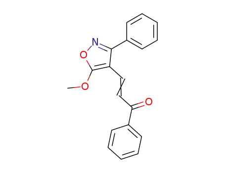 2-Propen-1-one, 3-(5-methoxy-3-phenyl-4-isoxazolyl)-1-phenyl-