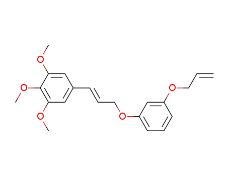 Molecular Structure of 104761-74-2 (Benzene, 1,2,3-trimethoxy-5-[3-[3-(2-propenyloxy)phenoxy]-1-propenyl]-)