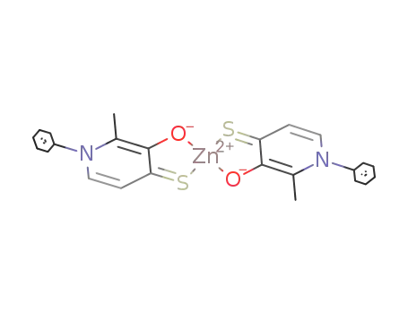 bis(1,4-dihydro-2-methyl-1-phenyl-4-thioxo-3-pyridinolato)zinc(II)