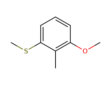 Molecular Structure of 82961-61-3 (2-methoxy-6-methylsulfanyl-toluene)