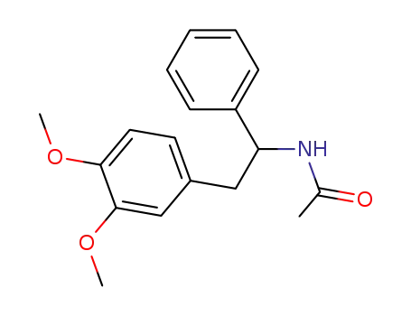 (+/-)-N-acetyl-α-phenyl-β-(3,4-dimethoxy)phenethylamine