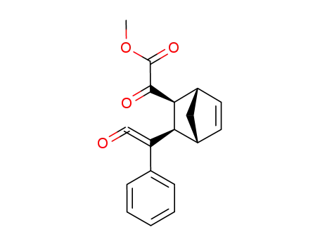 2-<(exo-2,exo-3)-3-<Carbonyl(phenyl)methyl>bicyclo<2.2.1>hept-5-en-2-yl>-2-oxoessigsaeure-methylester