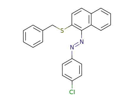 (2-Benzylsulfanyl-naphthalen-1-yl)-(4-chloro-phenyl)-diazene