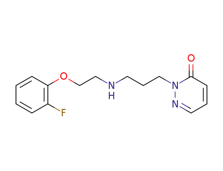 3(2H)-Pyridazinone, 2-[3-[[2-(2-fluorophenoxy)ethyl]amino]propyl]-