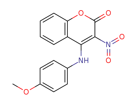 (4E)-4-[(4-methoxyphenyl)imino]-3-nitro-4H-chromen-2-ol