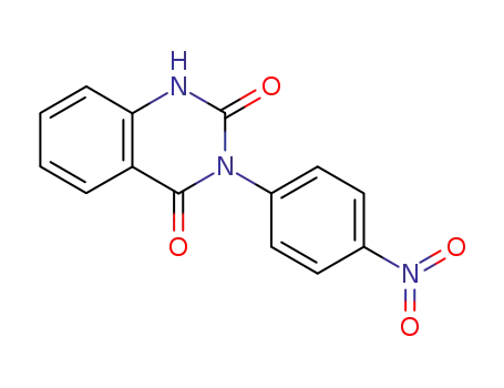 Molecular Structure of 16285-77-1 (2,4(1H,3H)-Quinazolinedione, 3-(4-nitrophenyl)-)