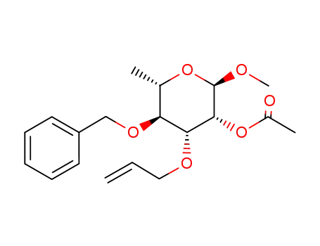 methyl 2-O-acetyl-3-O-allyl-4-O-benzyl-α-L-rhamnopyranoside