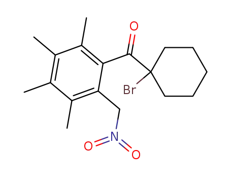 (1-Bromo-cyclohexyl)-(2,3,4,5-tetramethyl-6-nitromethyl-phenyl)-methanone