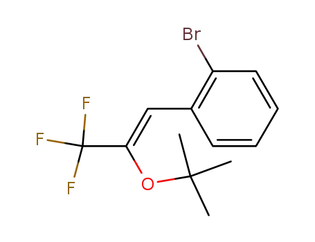 1-[(1Z)-2-tert-butoxy-3,3,3-trifluoroprop-1-enyl]-2-bromobenzene