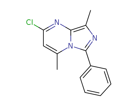 Imidazo[1,5-a]pyrimidine, 2-chloro-4,8-dimethyl-6-phenyl-