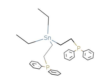 Molecular Structure of 88721-26-0 (Phosphine, [(diethylstannylene)di-2,1-ethanediyl]bis[diphenyl-)