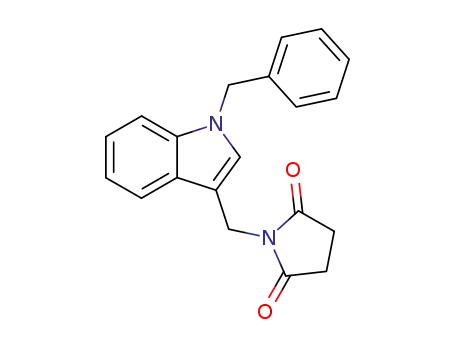 1-Benzyl-3-(1-succinimidomethyl)indole