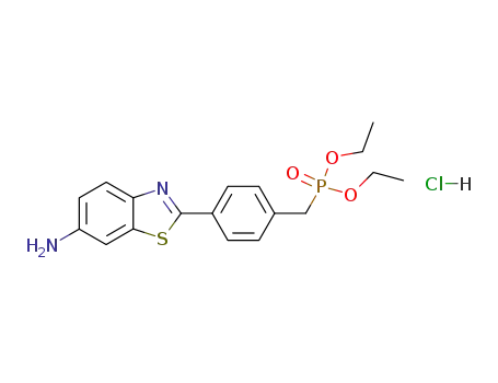 diethyl 4-(6-aminobenzothiazol-2-yl)benzylphosphonate hydrochloride