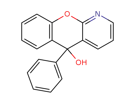 Molecular Structure of 59303-77-4 (5H-[1]Benzopyrano[2,3-b]pyridin-5-ol, 5-phenyl-)