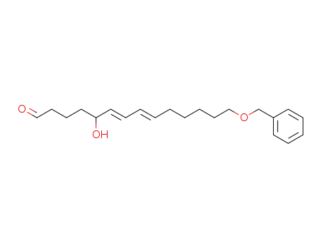 (6E,8E)-14-Benzyloxy-5-hydroxy-tetradeca-6,8-dienal