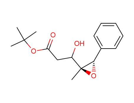 3-Hydroxy-3-((2S,3S)-2-methyl-3-phenyl-oxiranyl)-propionic acid tert-butyl ester