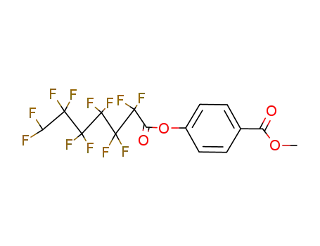 methyl p-(ξ-hydroperfluoroenanthyloxy)benzoate